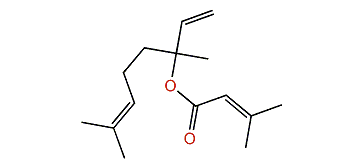 3,7-Dimethyl-1,6-octadien-3-yl 3-methyl-2-butenoate